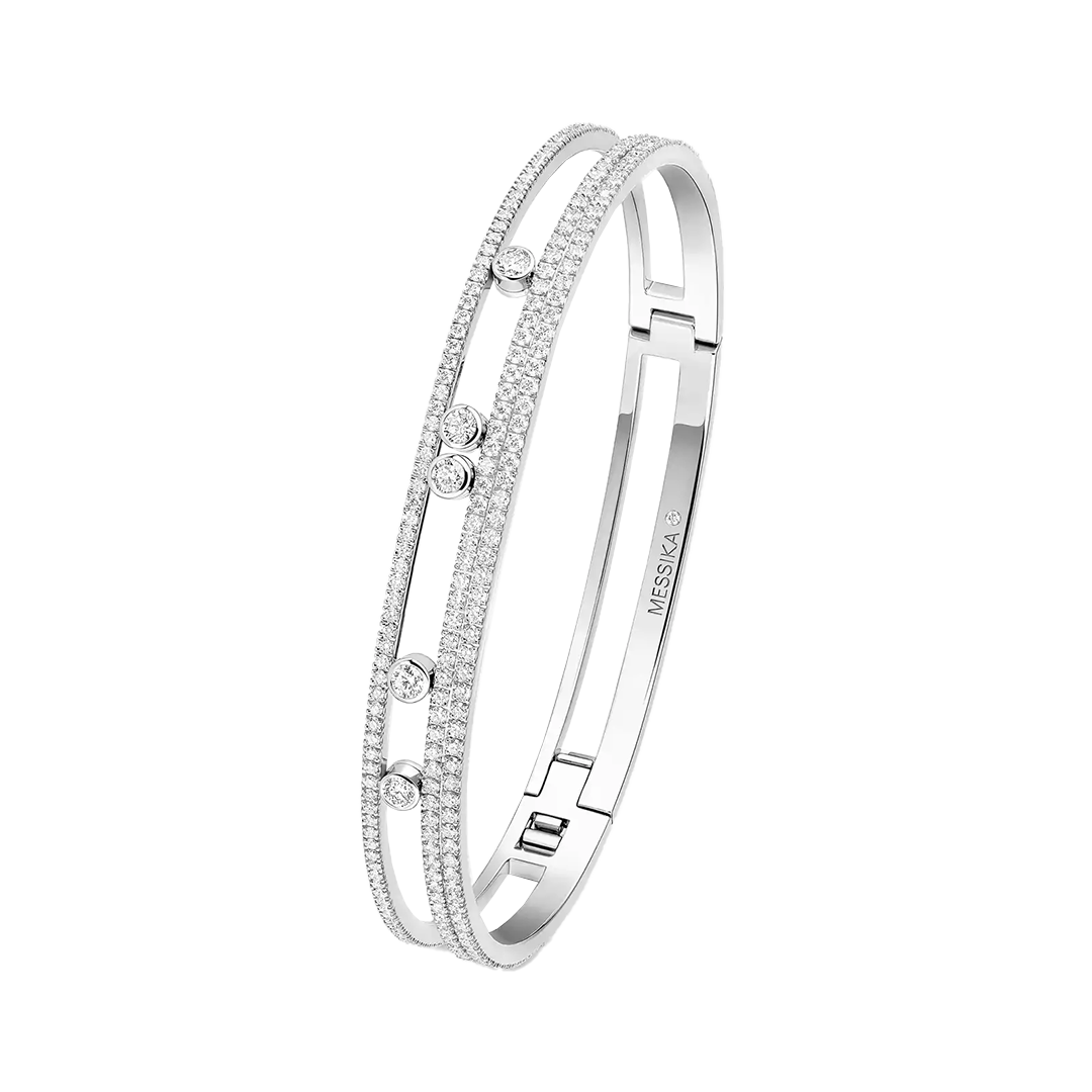 Bracciale Rigido Move Romane con pavé – Pisa 1940 Bracciale Rigido Move Romane con pavé – Pisa 1940