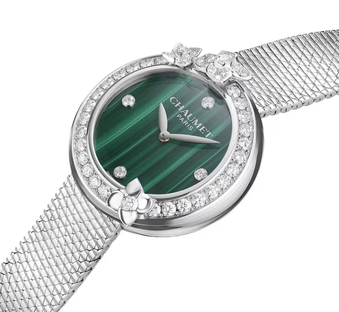 Watch in steel Hortensia Chaumet