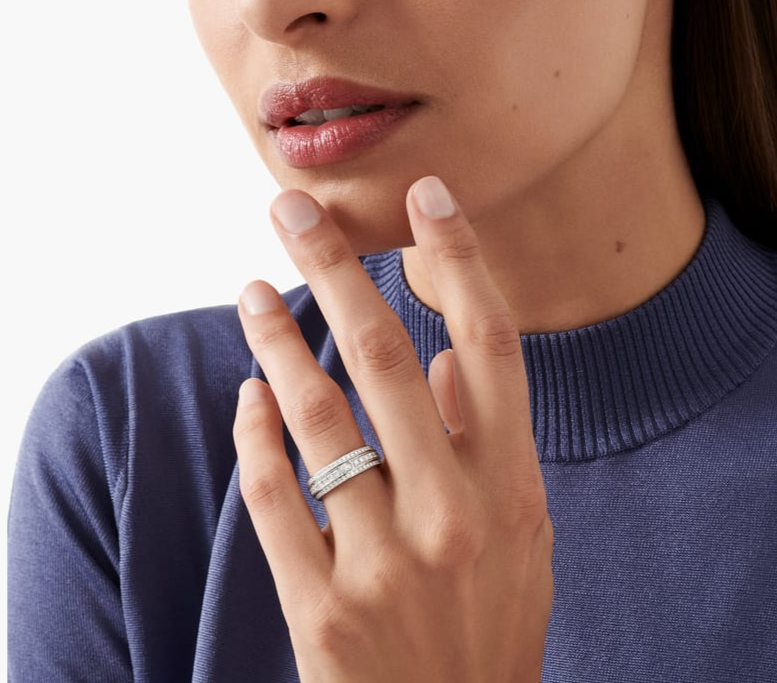 Gioiello in oro bianco Anello Possession Pellitaliana