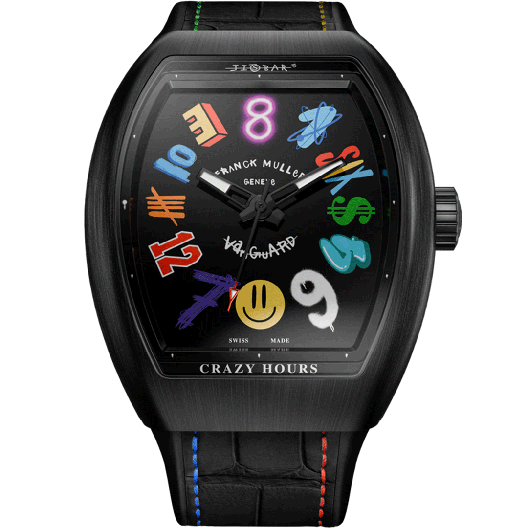 Watch in titanium Vanguard™ Crazy Hours Jisbar Franck muller