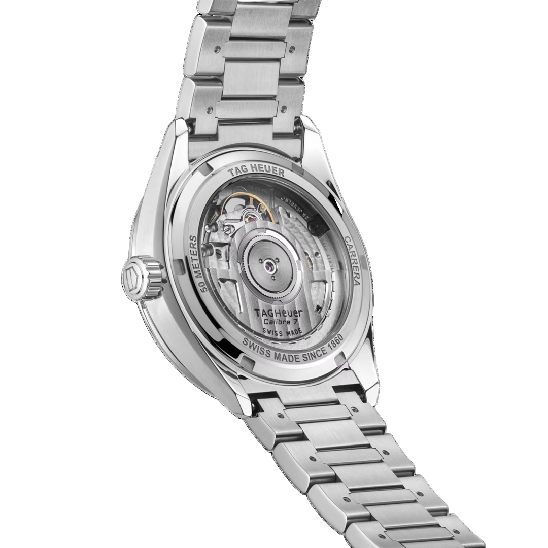 Watch in steel Carrera Date Tag heuer