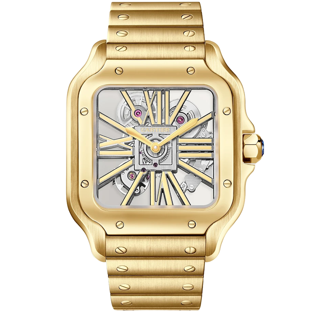 Orologio in oro rosa Santos de Cartier Cartier