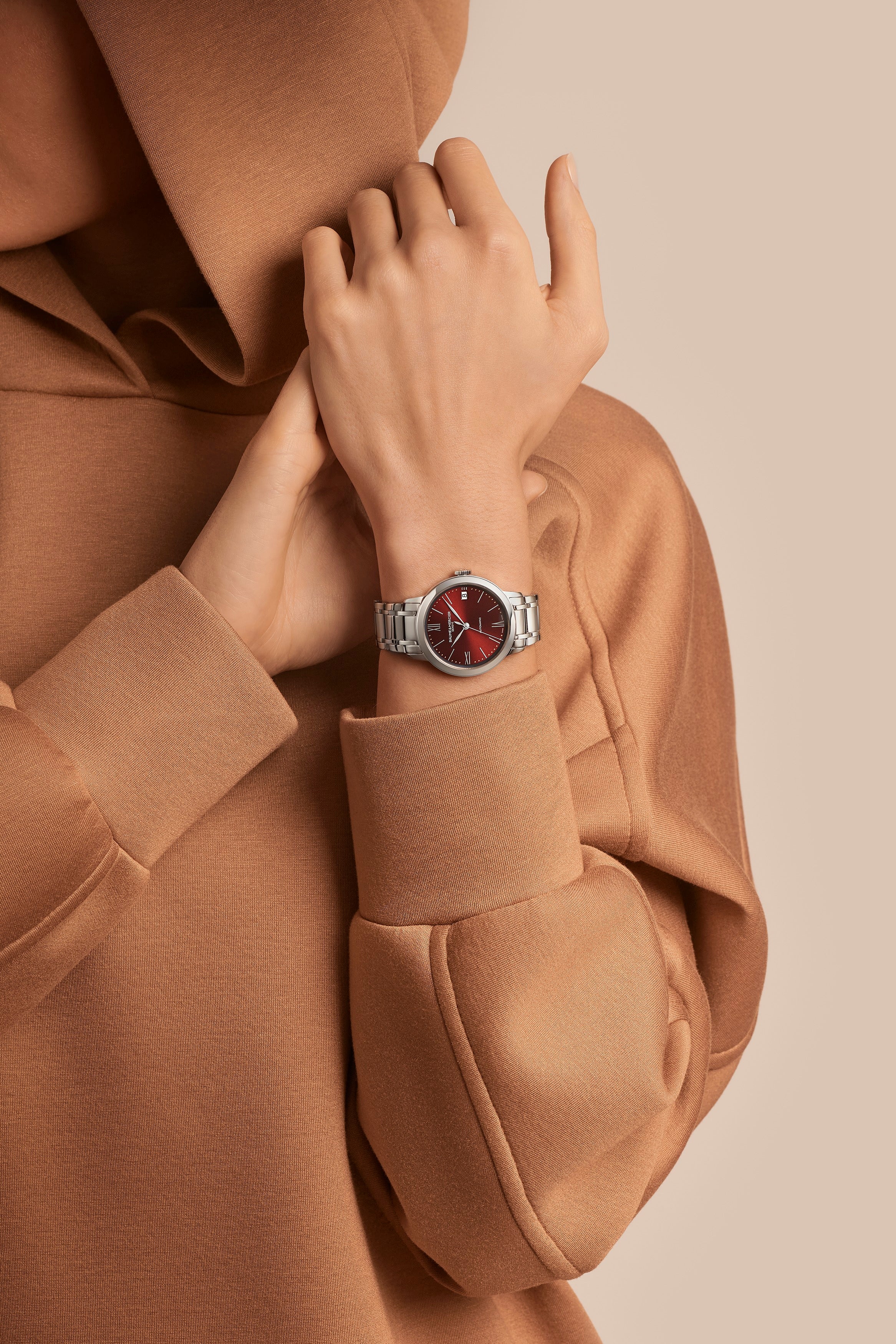 Watch in steel Classima Baume et mercier