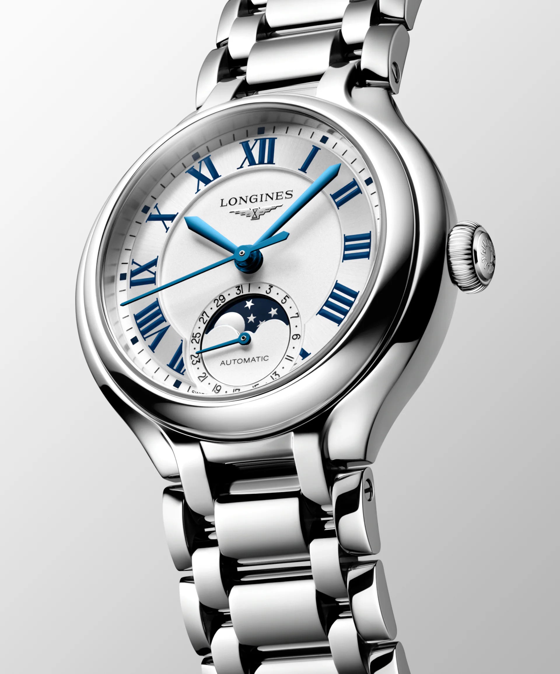 Orologio in acciaio Primaluna Moonphase Longines