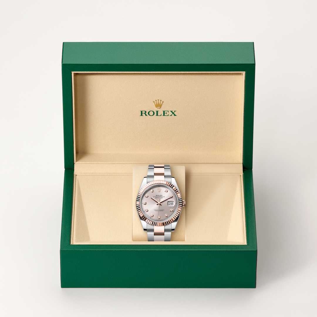 Rolex Datejust 41 Everose Rolesor - combination of Oystersteel and