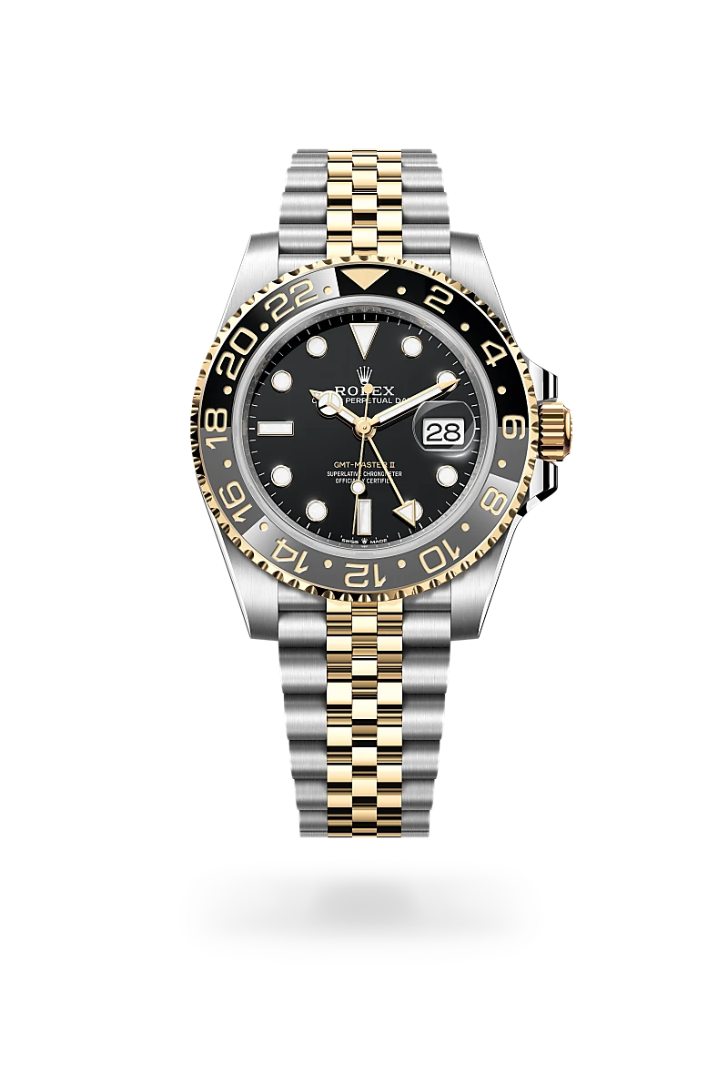 Rolex GMT-Master II in Rolesor giallo (combinazione di acciaio Oystersteel e oro giallo), M126713GRNR-0001 - Pisa 1940