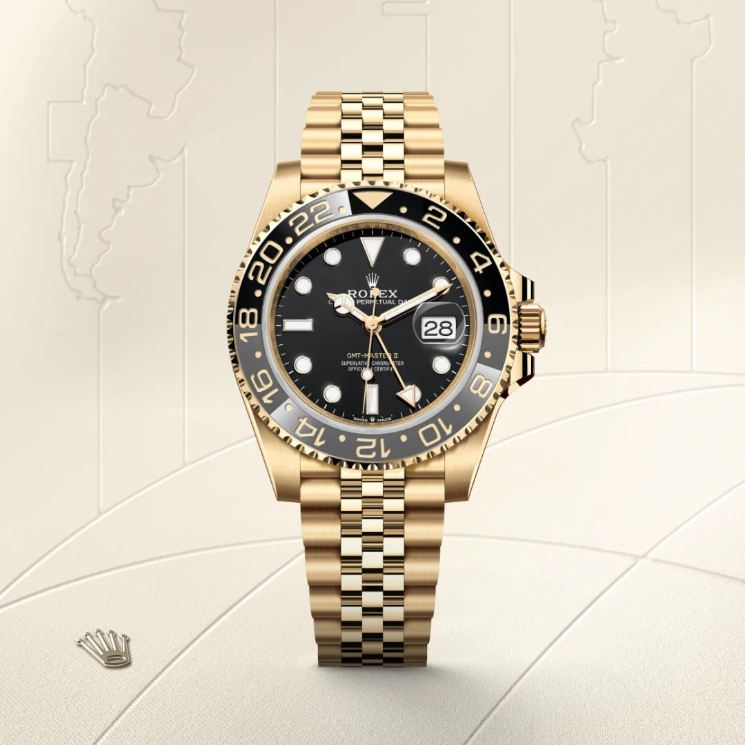 Rolex GMT-Master II in Oro giallo 18 ct, M126718GRNR-0001