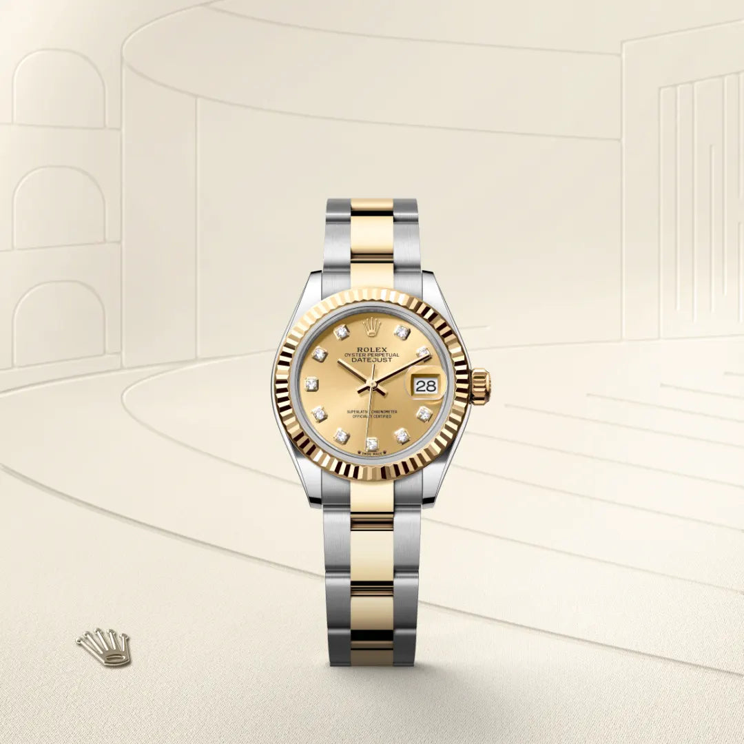 Rolex Lady-Datejust Yellow Rolesor combination of Oystersteel