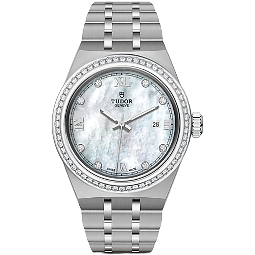 Watch in steel Royal, 28 mm Tudor