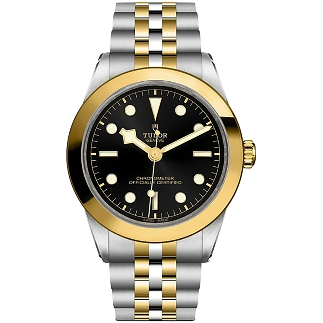 Watch in steel and yellow gold Black Bay S&G, 39 mm Tudor