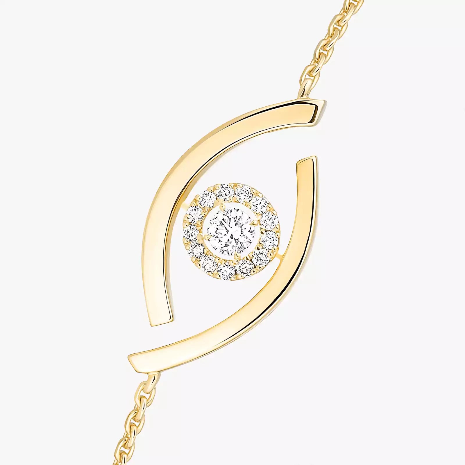 Bracelet in yellow gold Lucky Eye Movado