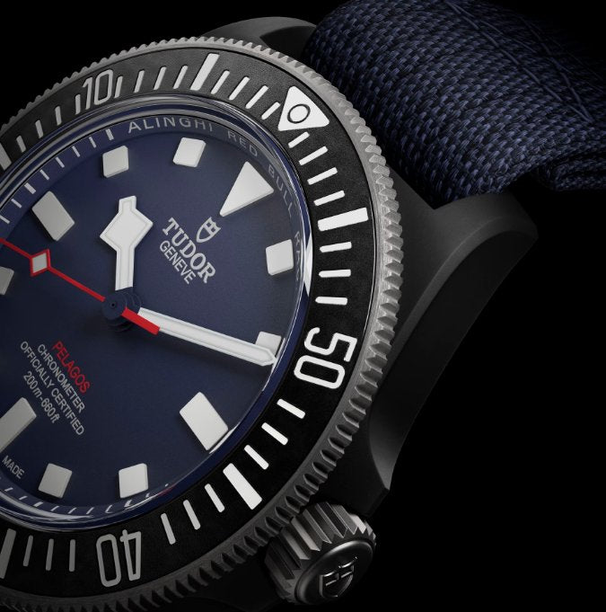 Watch in carbon and titanium Pelagos FXD, 42 mm Tudor
