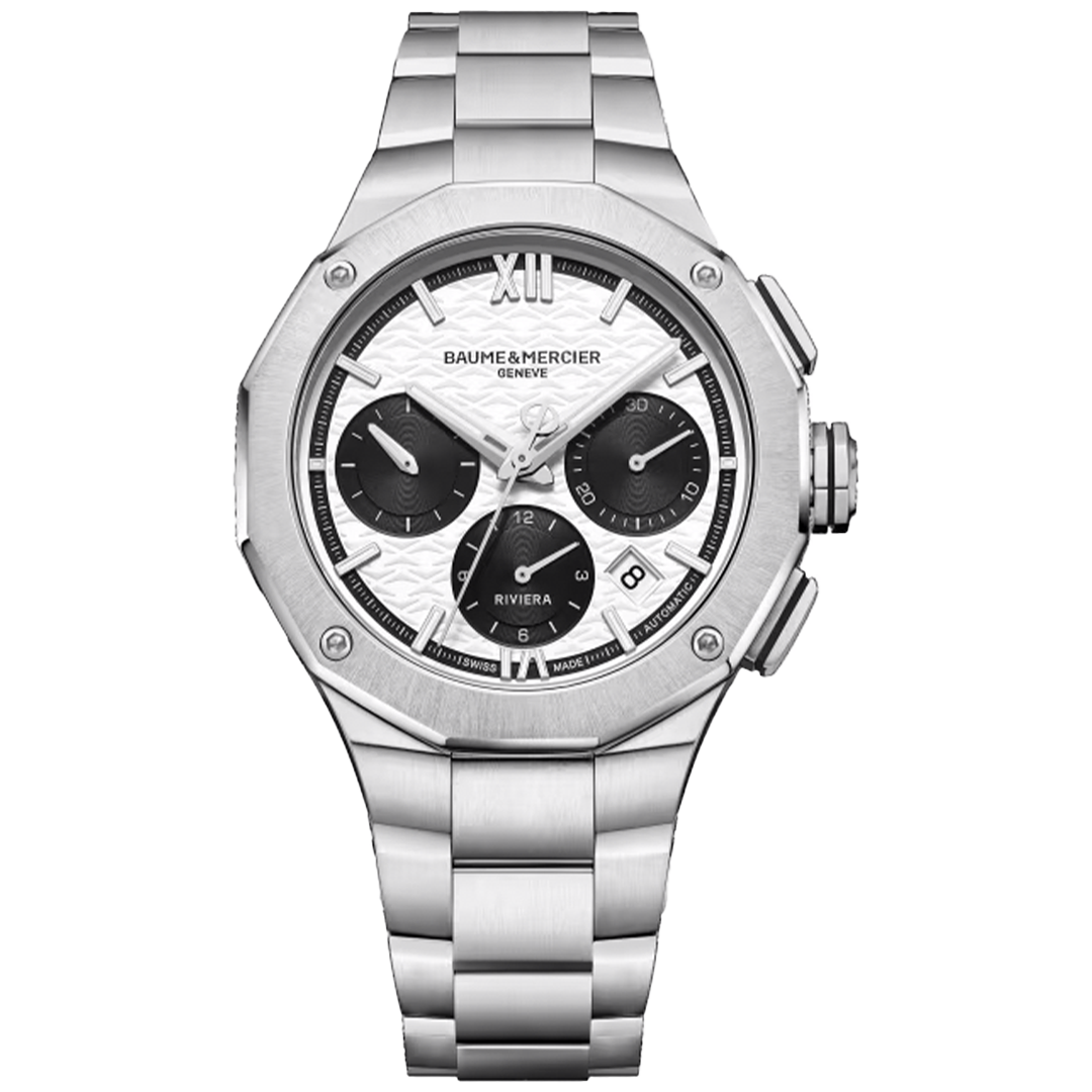 Watch in steel Riviera Baume et mercier