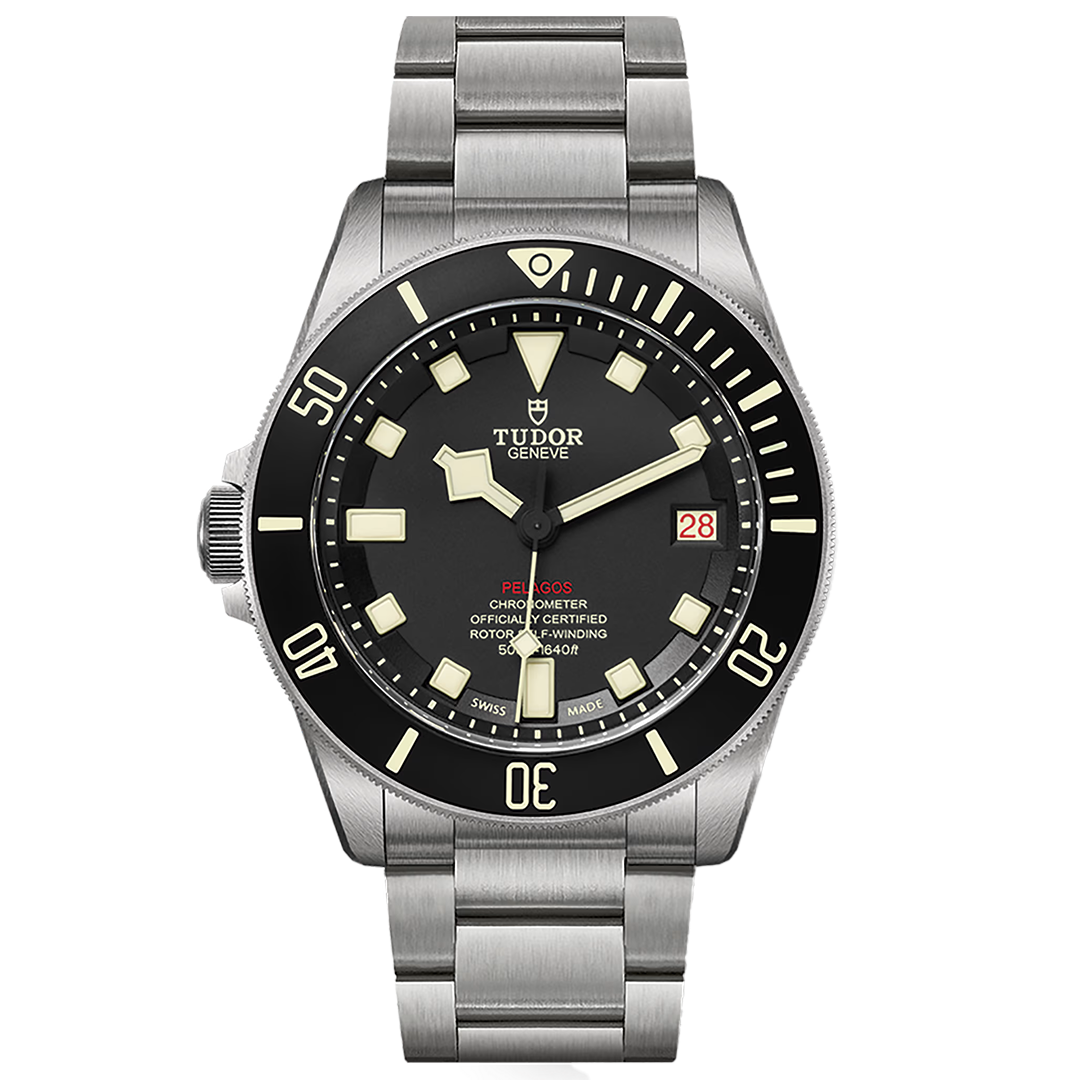 Watch in steel and titanium Pelagos LHD, 42 mm Tudor