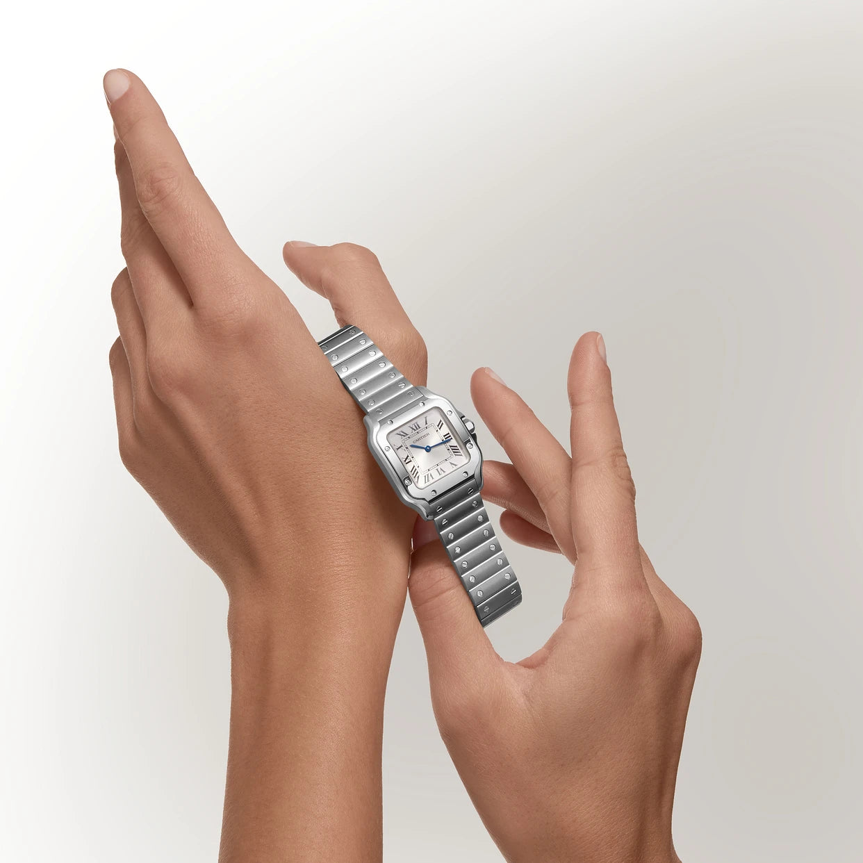 Orologio in acciaio Santos de Cartier Cartier