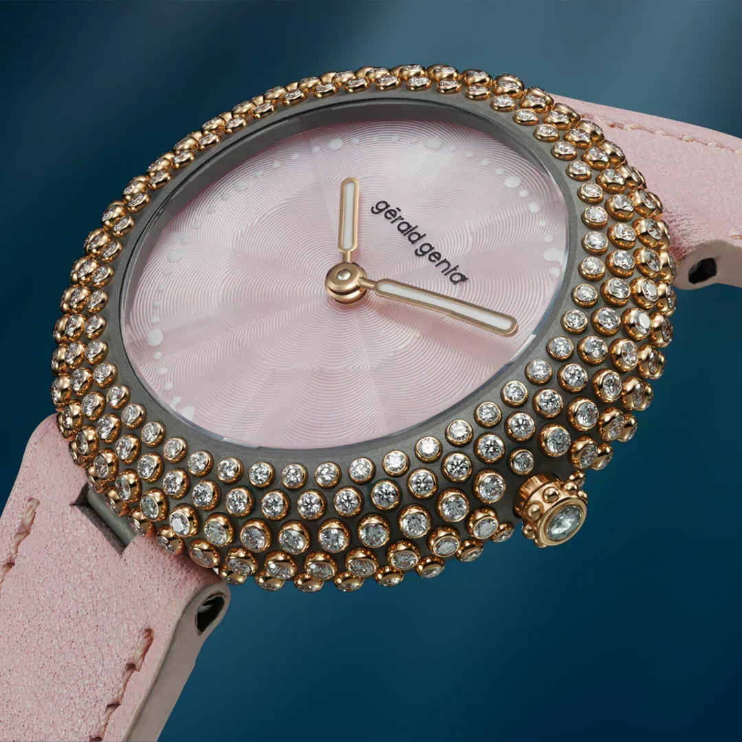 Dettaglio della corona di un orologio