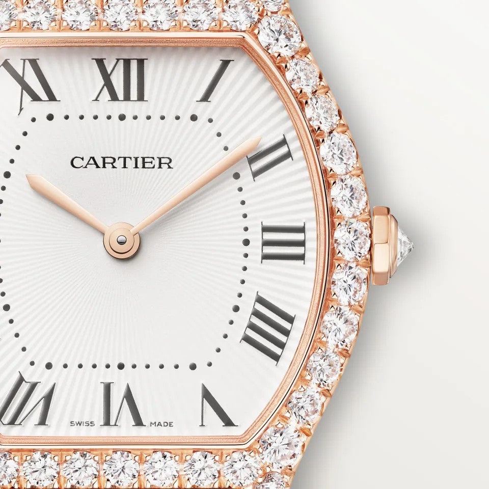 Orologio in oro rosa Tortue Cartier