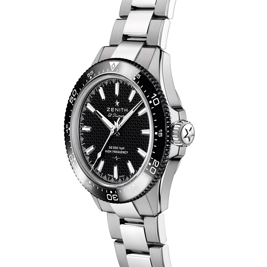 Orologio in acciaio Chronomaster Solo Sport Zenith