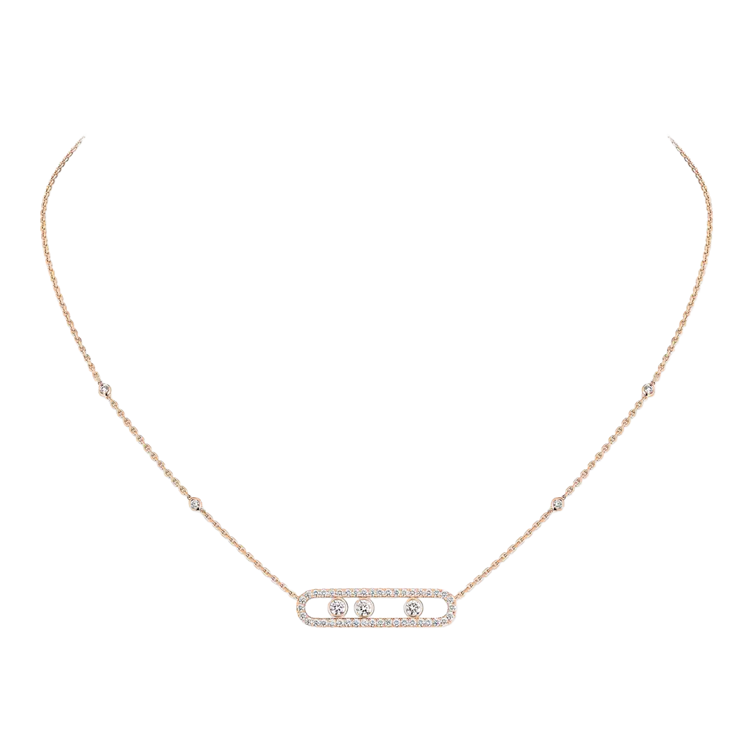 Gioiello in rose gold Move Uno necklace Messika
