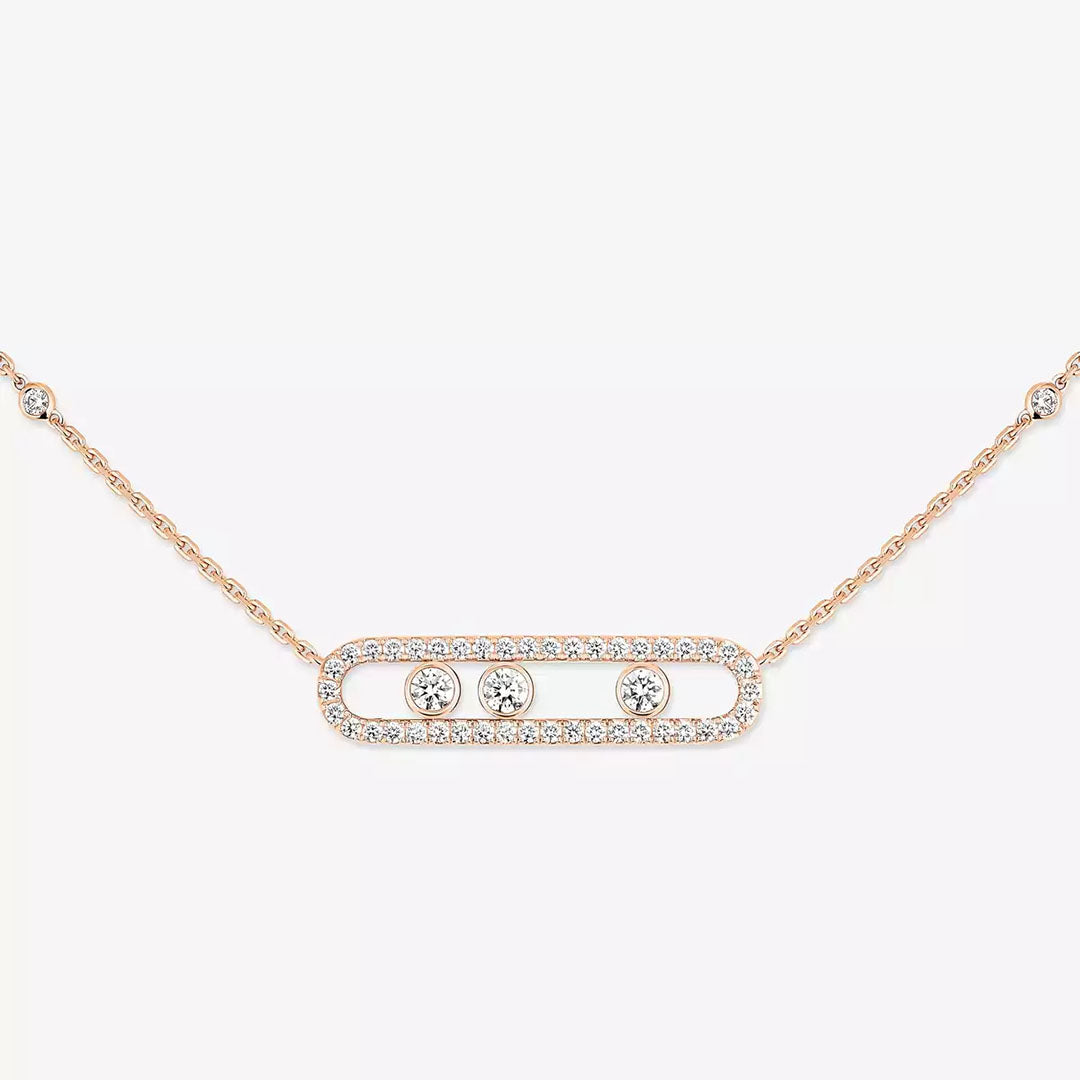 Gioiello in rose gold Move Uno necklace Messika