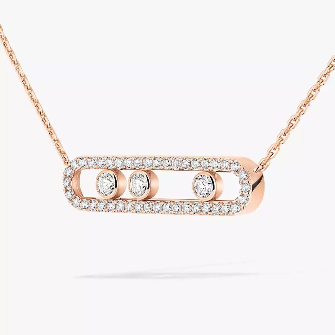 Gioiello in rose gold Move Uno necklace Messika