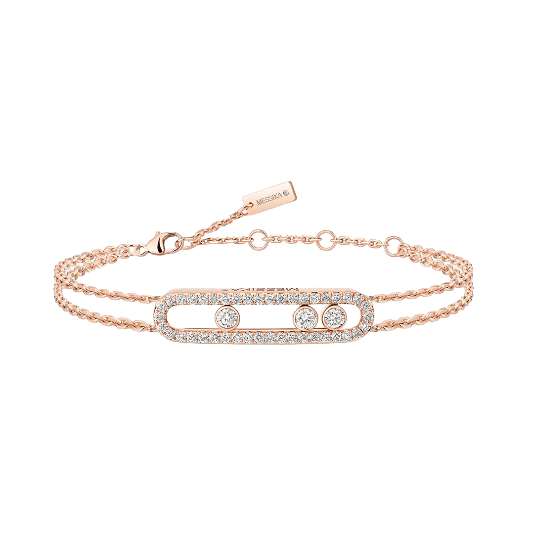 Gioiello in oro rosa Bracciale Move Classique Messika