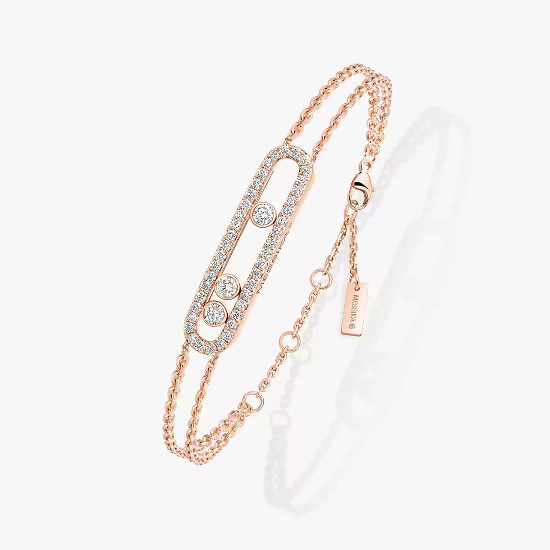 Gioiello in oro rosa Bracciale Move Classique Messika