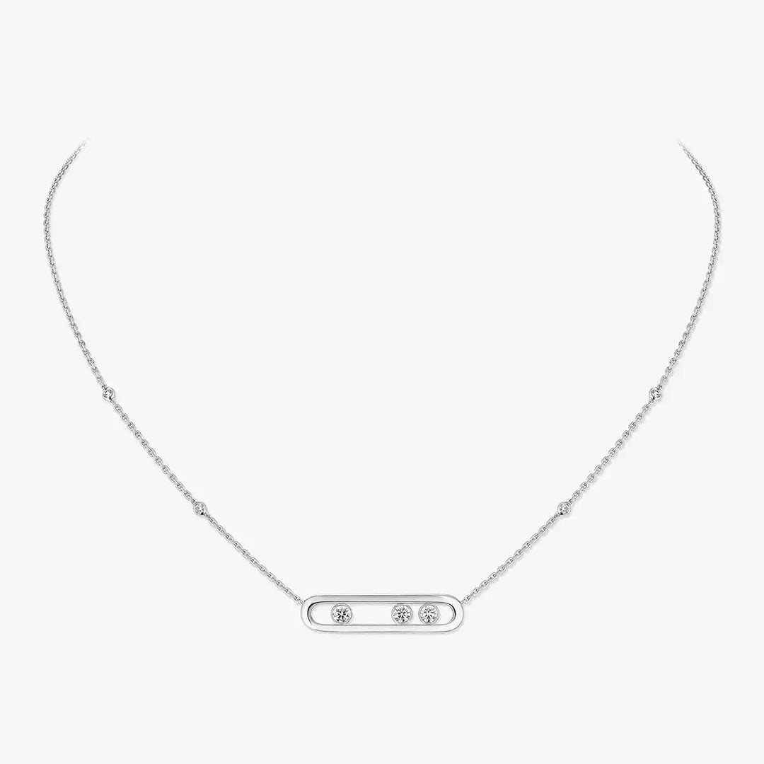 Gioiello in oro bianco Collana Move Classique Messika