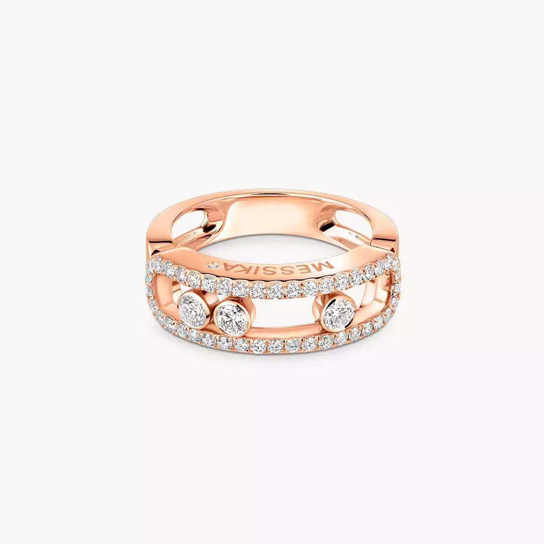 Ring in rose gold Move Classique Ring Messika