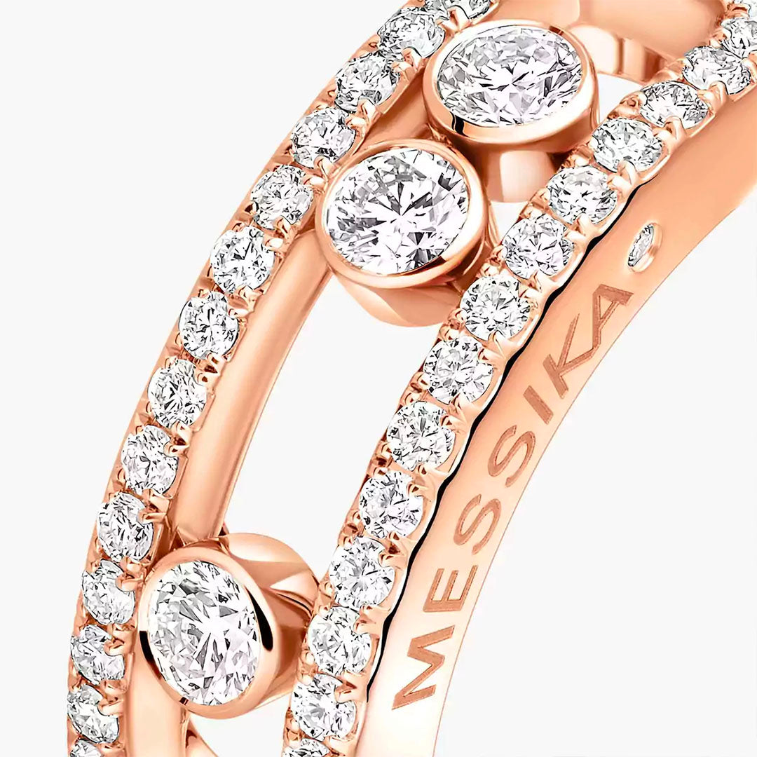Ring in rose gold Move Classique Ring Messika