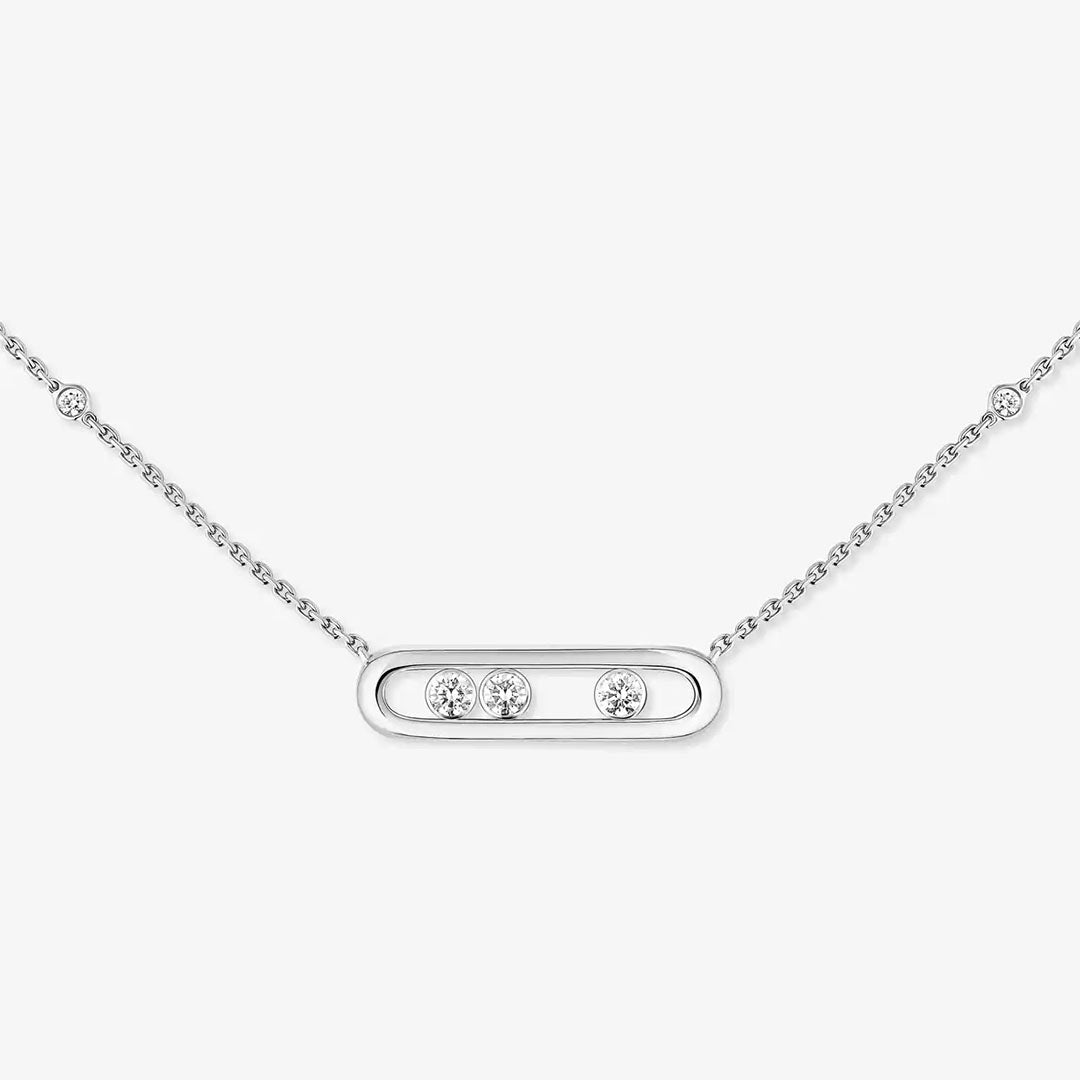 Gioiello in oro bianco Collana Baby Move Messika