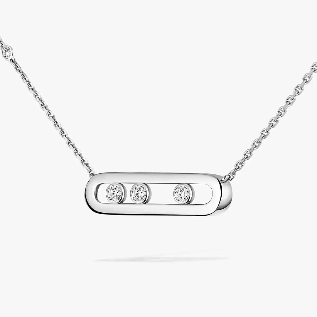 Gioiello in white gold Baby Move Necklace Messika