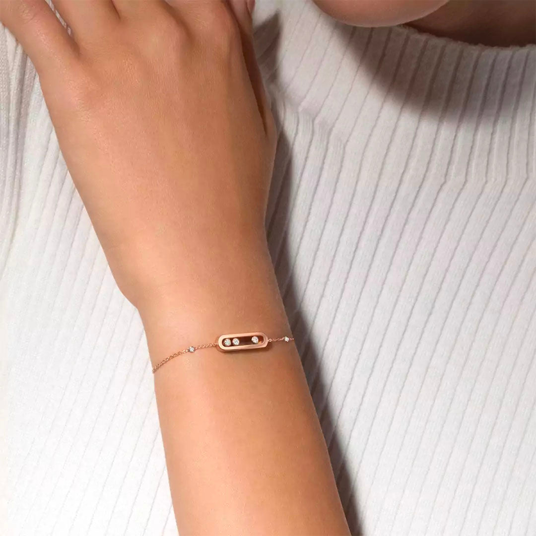 Gioiello in oro rosa Bracciale Baby Move Messika