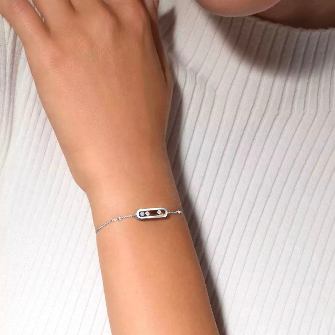 Bracelet in white gold Baby Move Bracelet Messika