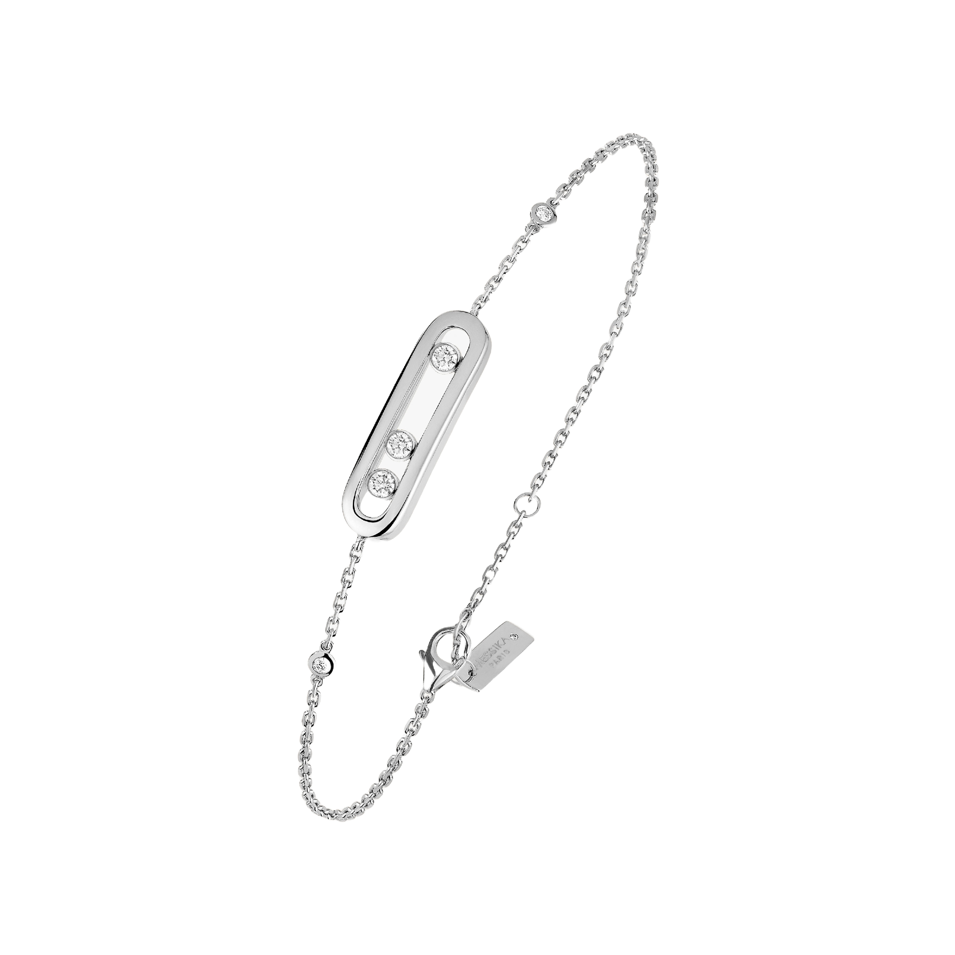 Gioiello in oro bianco Bracciale Baby Move Messika