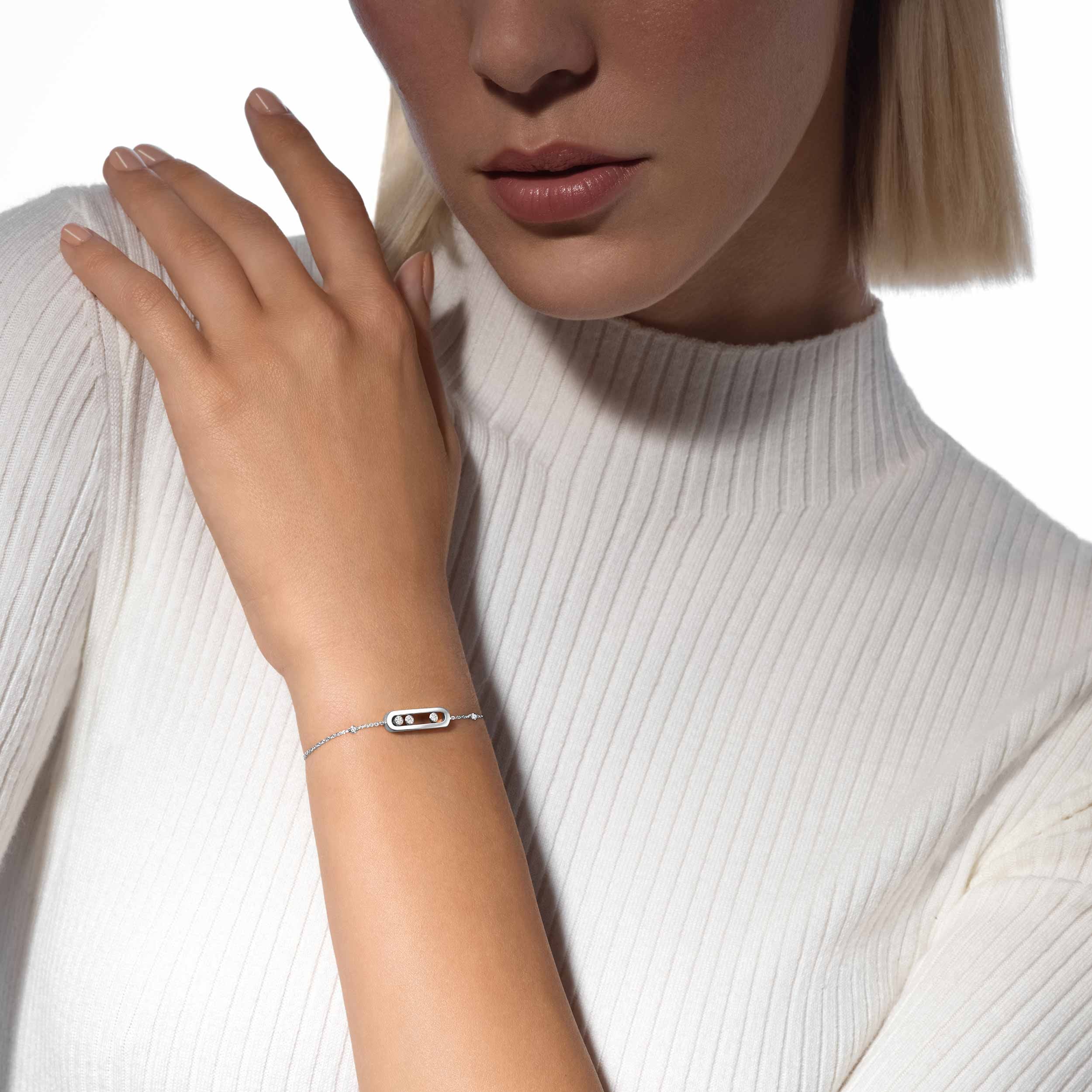 Bracelet in white gold Baby Move Bracelet Messika