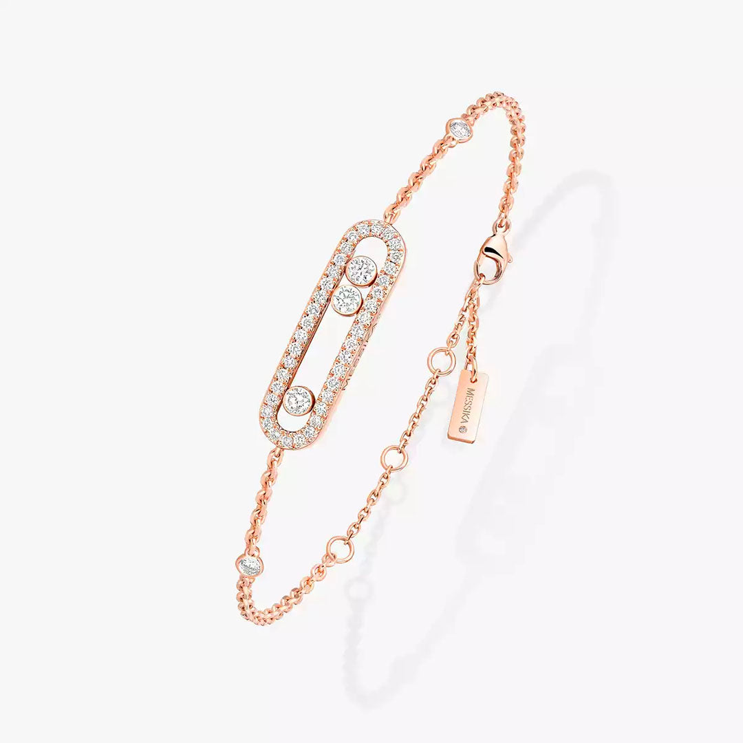 Gioiello in oro rosa Bracciale Baby Move Messika