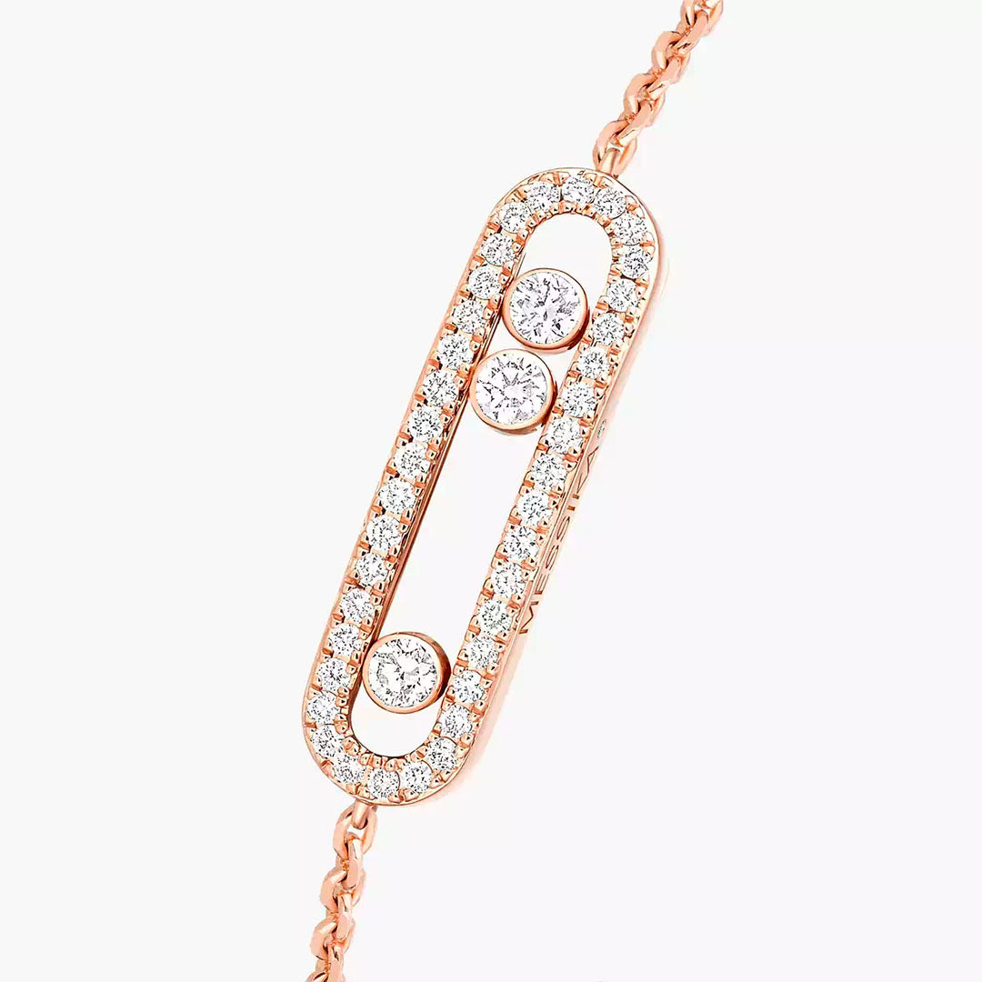Gioiello in oro rosa Bracciale Baby Move Messika