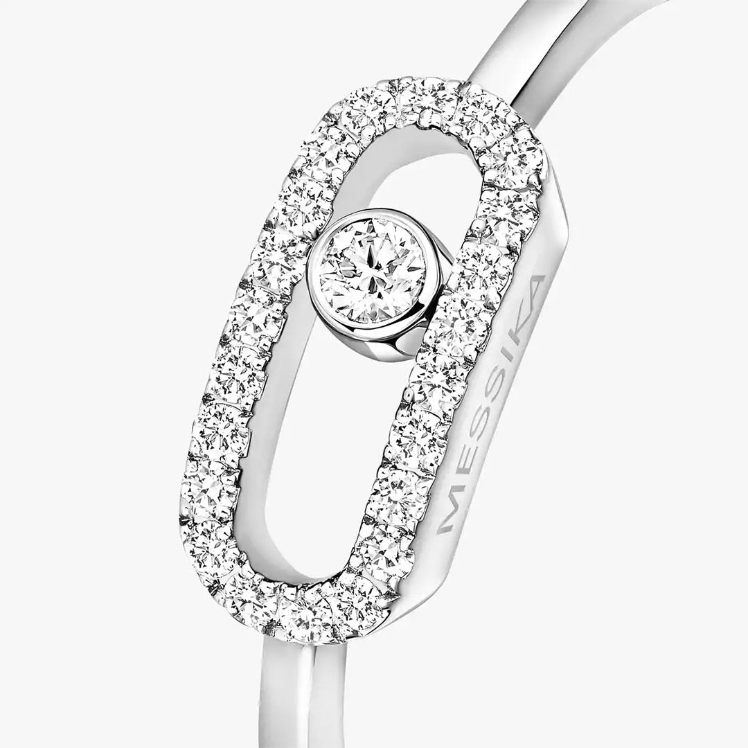 Ring in white gold Move Uno Ring Messika