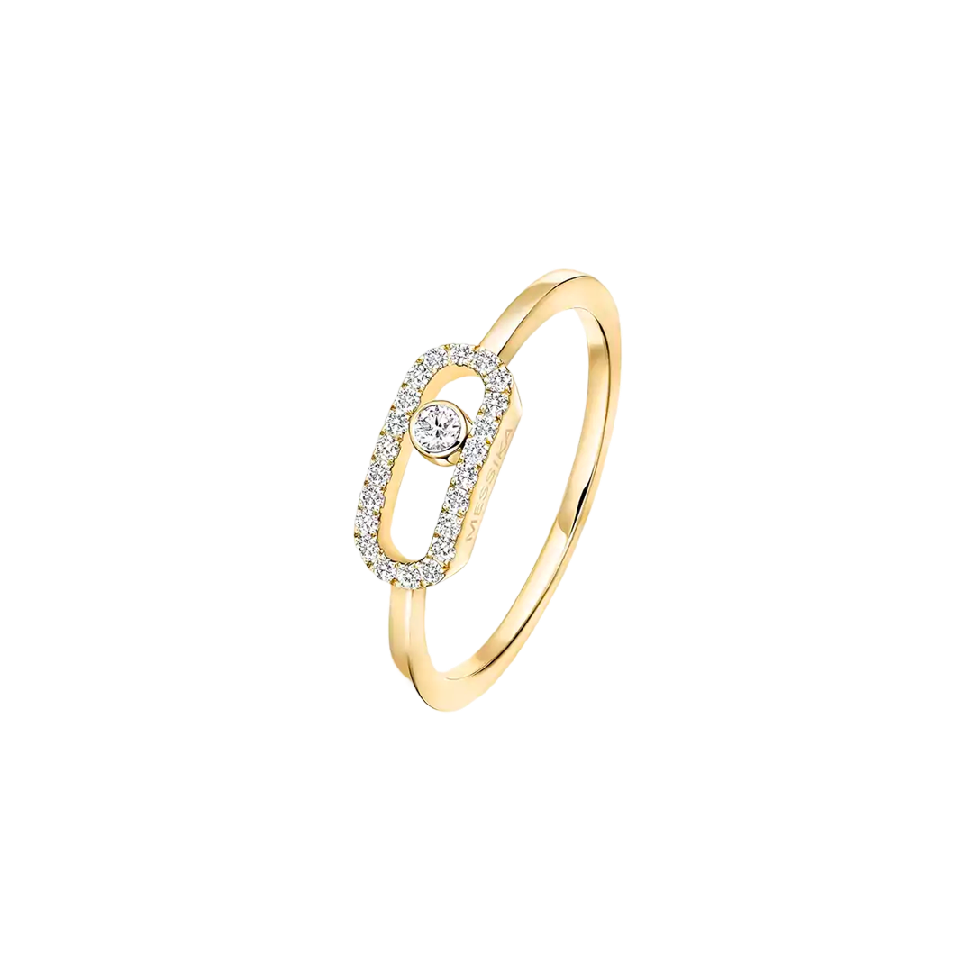 Ring in yellow gold Move Uno Ring Messika