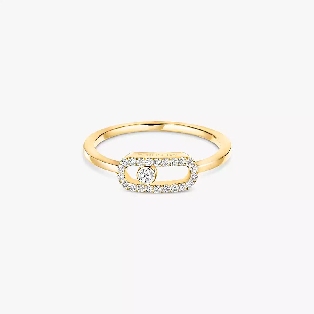 Ring in yellow gold Move Uno Ring Messika