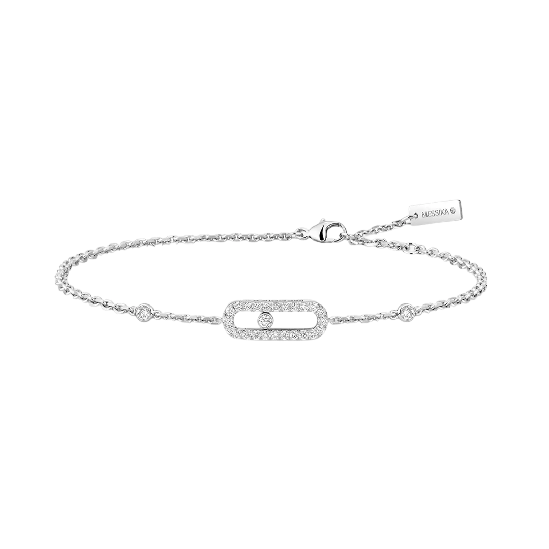 Bracelet in white gold Move Uno Bracelet Messika