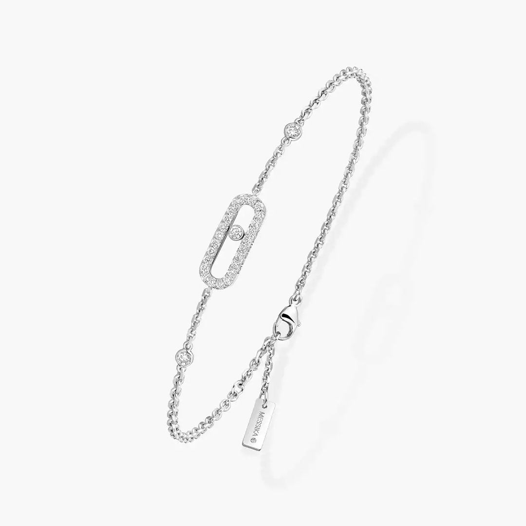 Bracelet in white gold Move Uno Bracelet Messika