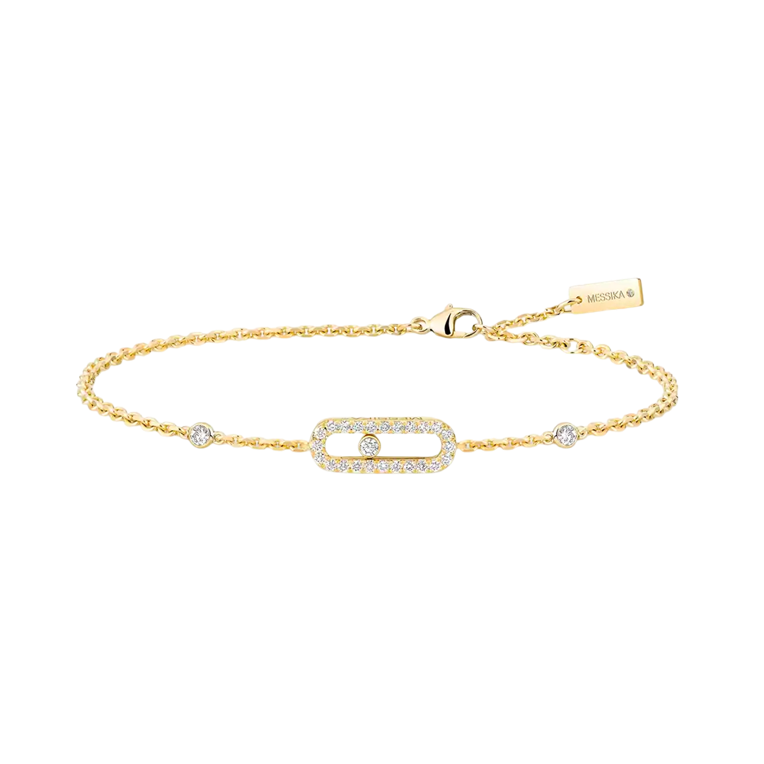 Bracelet in yellow gold Move Classique Bracelet Messika