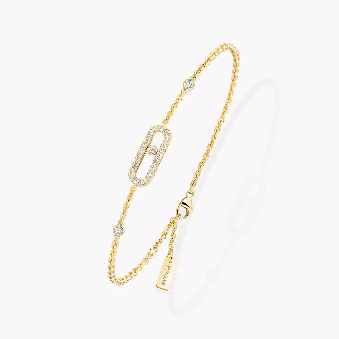 Gioiello in oro giallo Bracciale Move Classique Messika