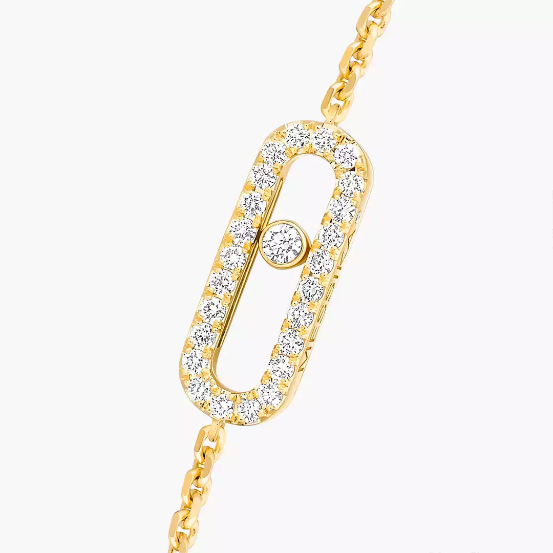 Bracelet in yellow gold Move Classique Bracelet Messika