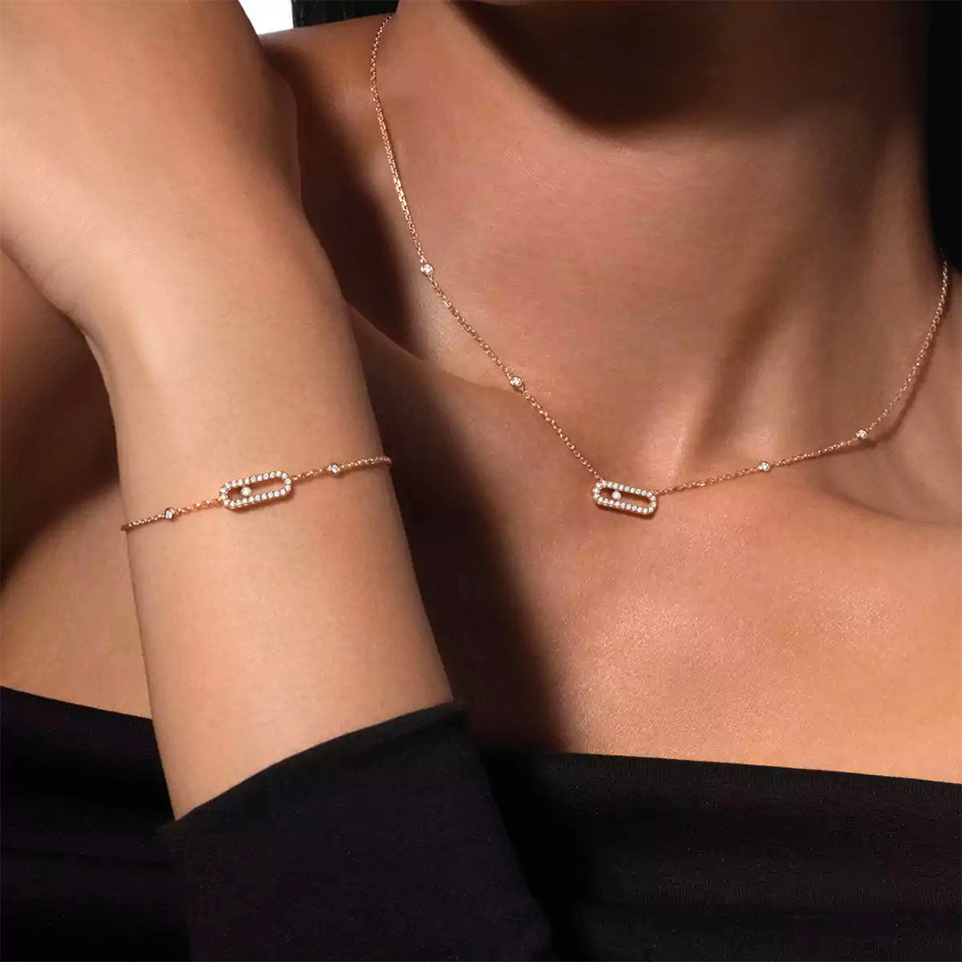 Gioiello in oro rosa Collana Move Uno Messika