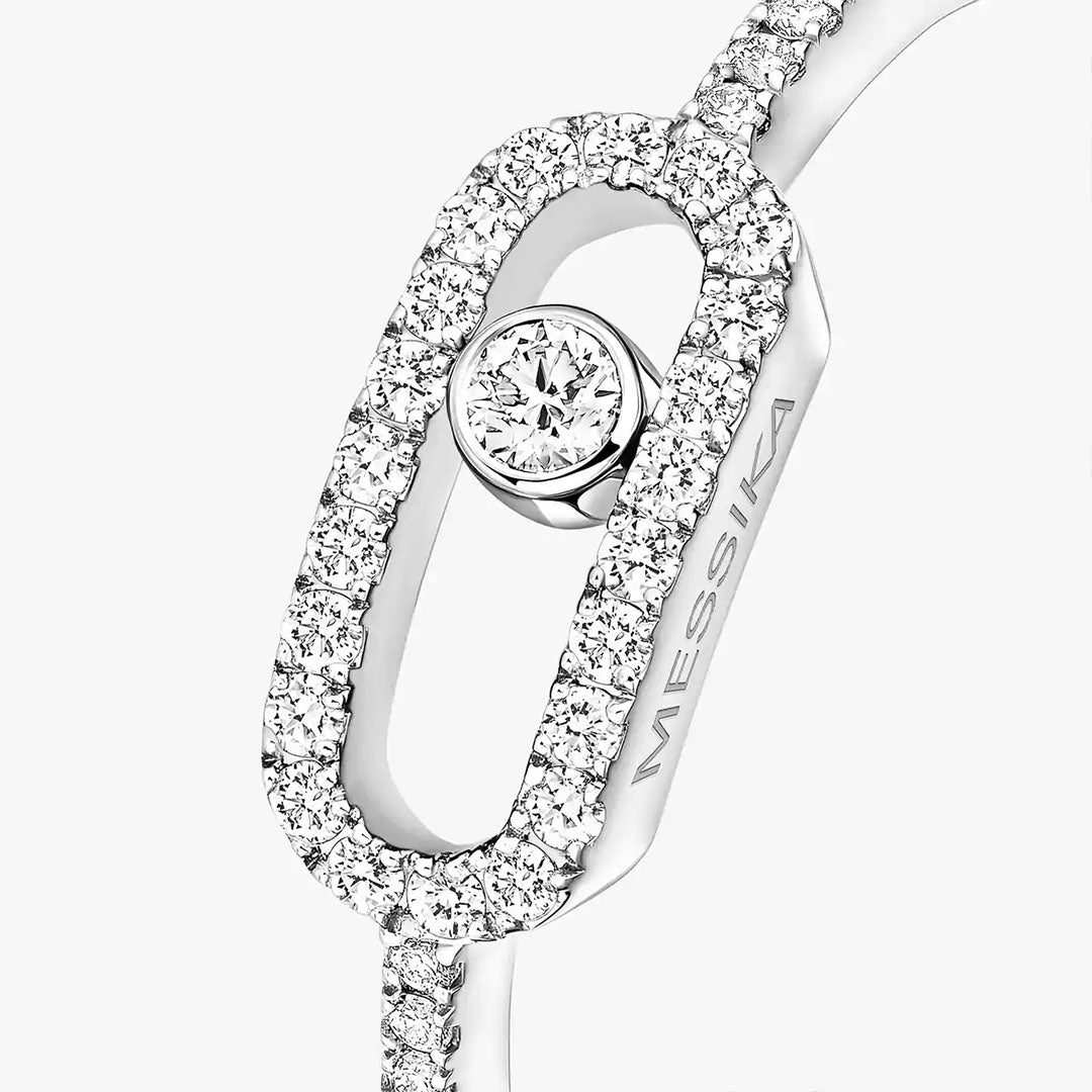 Ring in white gold Move Uno Ring Messika