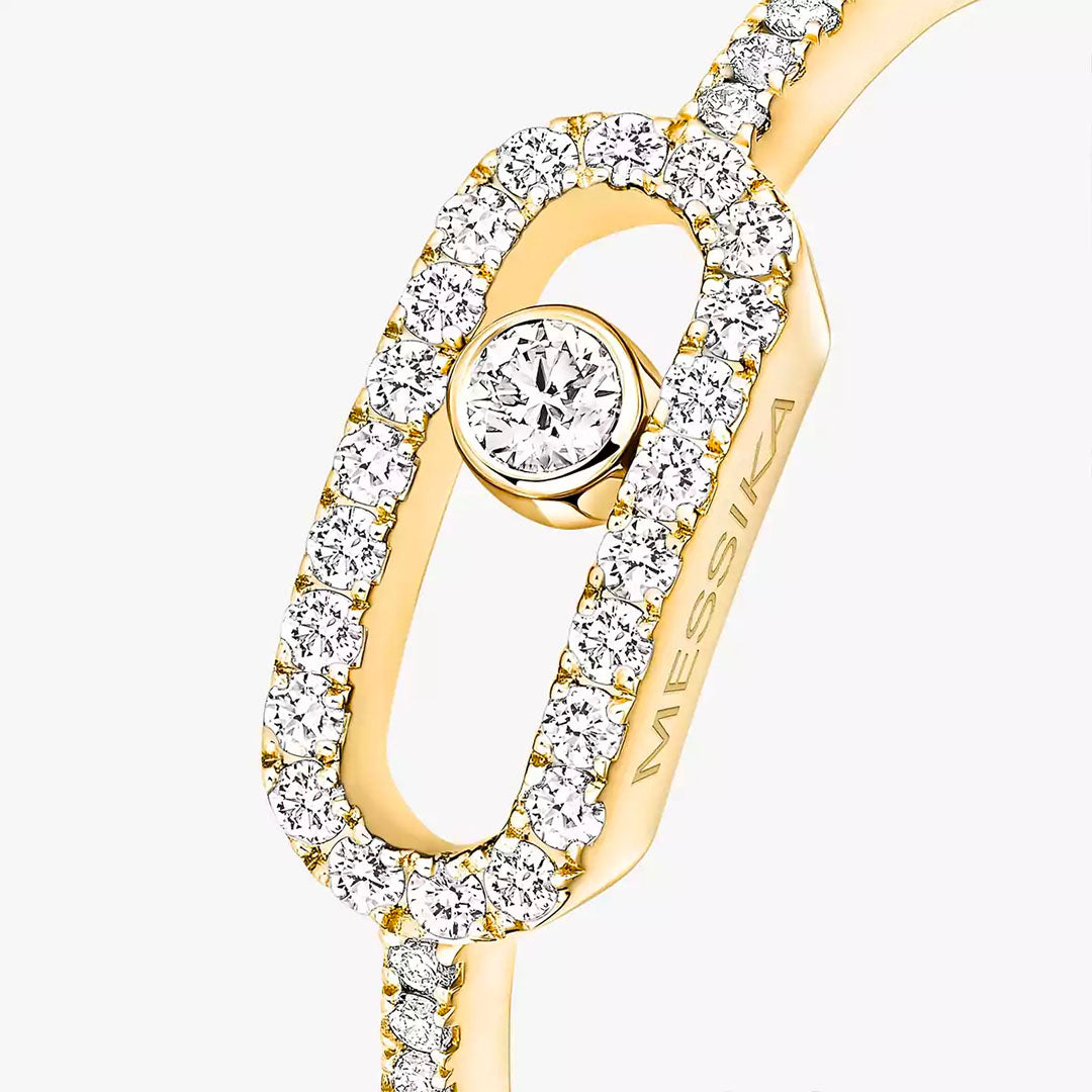 Ring in yellow gold Move Uno Ring Messika