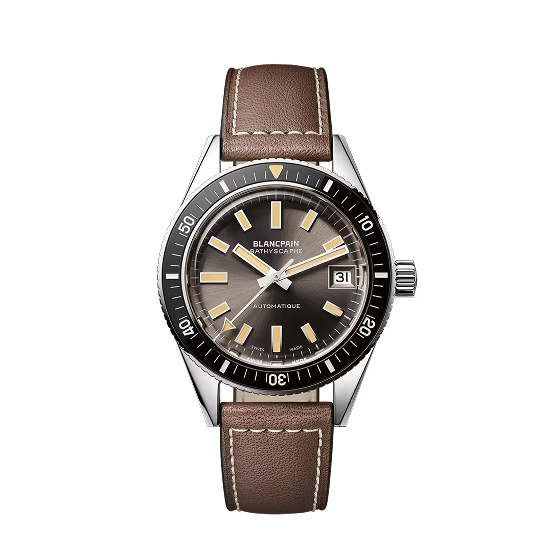Orologio in acciaio Fifty Fathoms Bathyscaphe Blancpain